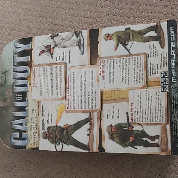 NIB McFarlane Toys Call of Duty MARINE CORPS w/MACHINE GUN Battle of Okinawa - Picture 2 of 10